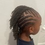 Kids styled Cornrows