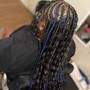 Natural Hair Single Braids