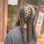 Long loc retwist / Style