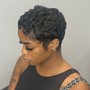 Natural Hair Pixie Cut (Send A Picture Or Video Of Hair Before Booking Appointment)