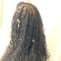 Faux locs hair provided