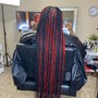 Senegalese twist knee length