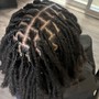 Loc Maintenance, Loc Style (Shoulder/Mid back length only)