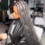 Smedium Boho Knotless Braids (Hair Provided)