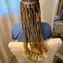 small french curl braids (hair provided)