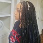 Goddess knotless Braids(medium)