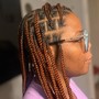 Large knotless braids