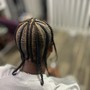 (MEN ) GO OFF KAY !  ( FREESTYLE STITCH BRAIDS )