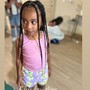 Kids knotless braids ( ages up to 10)