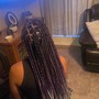 Medium knotless Braids