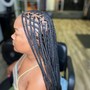 Medium Knotless Goddess Braids