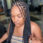 Medium Knotless Goddess Braids