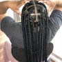 Medium Knotless Goddess Braids