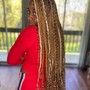 Large Knotless Braids