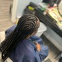 Feed in braids/hair included