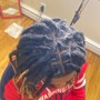 Retwist locs