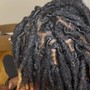 Retwist locs