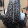 Medium BOHO Knotless - HUMAN HAIR INCLUDED