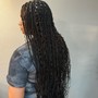 Large Boho Knotless Braids