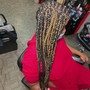 Natural Hair Box Braids (L)