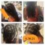 Extra Small Knotless Braids