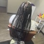 Boho Knotless Bob Braids