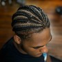 4- 6 Natural Cornrows