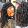 Smedium Knotless Box Braids