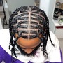 4- 6 Natural Cornrows