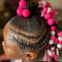 Kid Braided Style w/beads