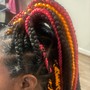 Small Knotless  Braids