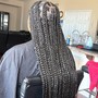 Medium Knotless Braids