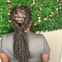 Extended Rope twist w/ beads (hair included)