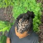 Two strand twist (mid back and longer)