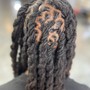 Two strand twist (mid back and longer)