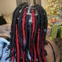 Bohemian Knotless Braids (medium)