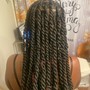 Large Knotless Braids