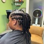 Loc Re-twist /Shoulder Length and Shorter