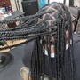 Braids over locs