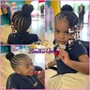 Kid's: Small Braided Ponytail