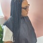 Medium size Box Braids