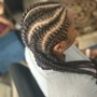 5 Feed In Stitch Braids