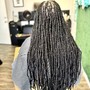 Small knotless braids