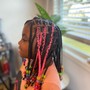 KIDS Boho Goddess Knotless Braids/ 10 & under