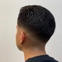 Blow out tapered fade