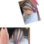 Add Human Boho hair to Braids