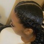 2 Feed In Braids