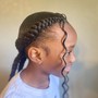 Kid's Braids with beads