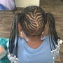 Small Goddess braids (butt length)