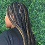 Medium Knotless Braids-Midbac